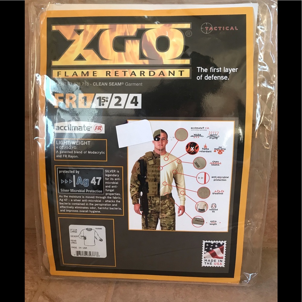 XGO Tactical Desert Sand FR1 Long Sleeve T-shirt